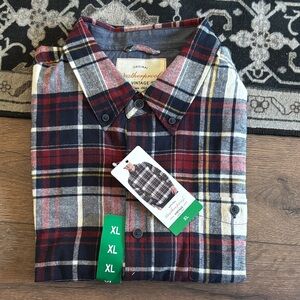 Weatherproof Men's Plaid Shirt - Red, Blue, and Yellow